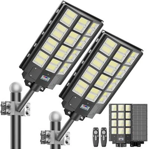 Lampione Stradale Solare 8000W Esterno Impermeabile, 240000LM Energia Solare Parcheggio L... - Foto 1 di 9
