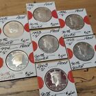 Lot Of 7 Proof 90% Silver Kennedy Half Dollars 1993-2008 Mixed Years B73