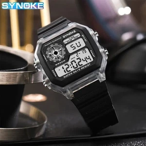 SYNOKE Digitaluhr Herren Sport Uhr Wasserdicht Leuchtend Multifunktion Outdoor - Bild 1 von 3