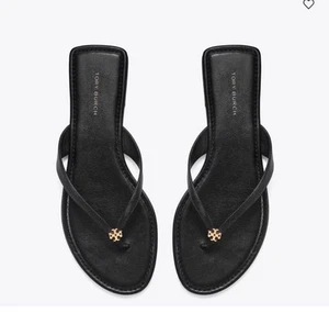 Sandalia clásica de cuero negra para mujer Tory Burch. Talla 8 - Imagen 1 de 5