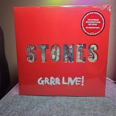 Rolling Stones GRRR! Live-Limited Edition RED 180g Vinyl 3 LP Set - Image 1 of 4