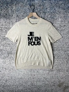 Zadig&Voltaire Women's Wool Je M’en Fous Round Neck Thin Soft T-Shirt XS - Foto 1 di 10