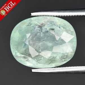 💎 BGL CERTIFIED 6.89ct Oval Natural Light Blue Paraiba Tourmaline - Africa Gem - Picture 1 of 5