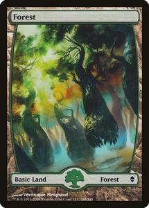 Lot of 20x Forest #248 - ZEN Zendikar - MTG Magic FULL ART Land LP/PL - Picture 1 of 1