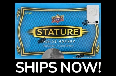 2024/25 Upper Deck Stature Hockey Hobby Box - IN HAND - SHIPS NOW! - Image 1 of 4