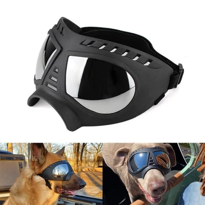 Dog Goggles for Large Dogs, Wide Snout & Soft Frame, Tactical Driving Sunglas... - Image 1 of 4