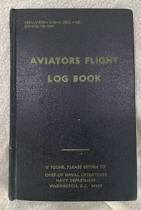 Pilot Aviators Military Flight Log Book 1973-77 T-34, T-28, TH-57A, UH-1H, Hueys - Picture 1 of 5