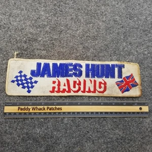 Vintage James Hunt Racing Patch Large Jacket Back - Bild 1 von 2