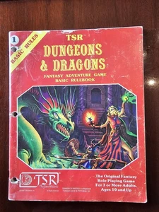 Dungeons & Dragons Basic Rules 1 - 1980 1st Printing Book Set TSR D&D Rulebook - Picture 1 of 6