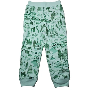 Pantalones deportivos Hill House pijama con puños para mujer talla XS verde invierno esquí chalet - Imagen 1 de 7