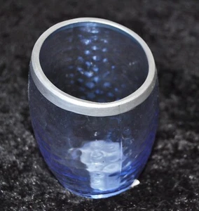 Yankee Candle Teelicht- oder Votivhalter, Pearlescent Crackle Blue, Neu - Picture 1 of 2