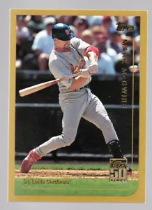 MARK McGWIRE CARDINALS 2001 50th YEAR TOPPS REPRINT INSERT #41 of 50 (BQ) - Picture 1 of 2