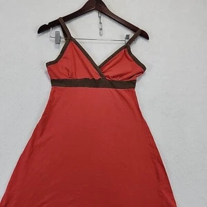 Patagonia Dress Women's XS Organic Cotton Pink Brown Summer Beachwear Sundress - Picture 1 of 13