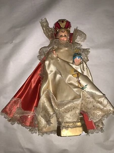 Vtg Infant Child of Prague Statue w/Vestments Columbia statuary made in Italy - Picture 1 of 24