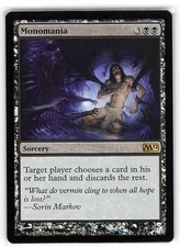Monomania *FOIL Rare* Magic MtG x1 M12 SP