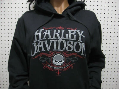 Sudadera con capucha 3XL nueva con etiquetas para mujer Harley Davidson *Willie G Skull* Foto 1 de 4