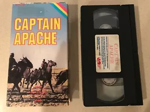 Captain Apache (VHS, 1986) Lee Van Cleef, Carroll Baker, Stuart Whitman - Picture 1 of 3