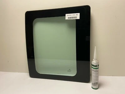 Fit 96-21 GMC Savana Van Passenger Side Rear Hinged Dr Glass Stationary Clear - Image 1 of 4