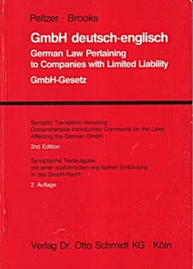 GmbH-Gesetz /German Law Pertaining to Companies with Limited Liability - Bild 1 von 1