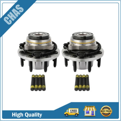 Pair (2) Front Wheel Hub Bearing Fits Ford F250 F350 Super Duty 2003-2004 SRW - Imagem 1 de 4