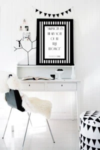 Chanel Fashion Black & White Interior Print - A3 Size - Picture 1 of 2