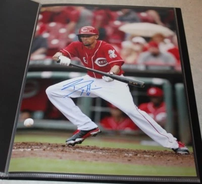 Foto firmada por Billy Hamilton autografiada 11x14 Kansas City Royals Cincinnati Reds Foto 1 de 2