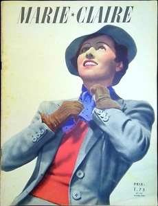 Marie Claire Old Magazine French No 151 - 1940 - Picture 1 of 1