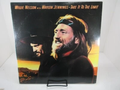 Willie Nelson Waylon Jennings Take It To The Limit LP Record Ultrasonic Clean NM - Image 1 of 4