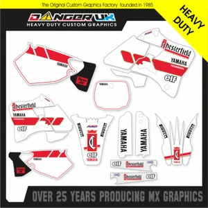 YAMAHA YZ 125 250 1996 1997 1998 1999 CHESTERFIELD MOTOCROSS MX GRAPHICS - Picture 1 of 1