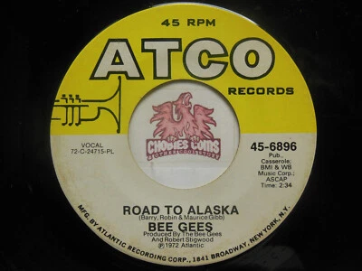 Bee Gees – Run To Me / Road to Alaska, 45 RPM VG (7M) - Image 1 of 2