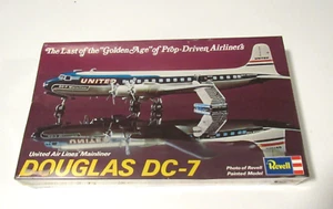 Revell 1:122 Scale Douglas DC-7 United Air Lines Model Kit H-168 Sealed Vintage - Picture 1 of 1