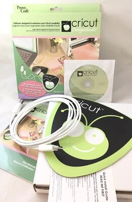 NEW Cricut Design Studio software CD, Bonus Mouse Pad & 10' USB Cable 29-0500 - Image 1 of 4