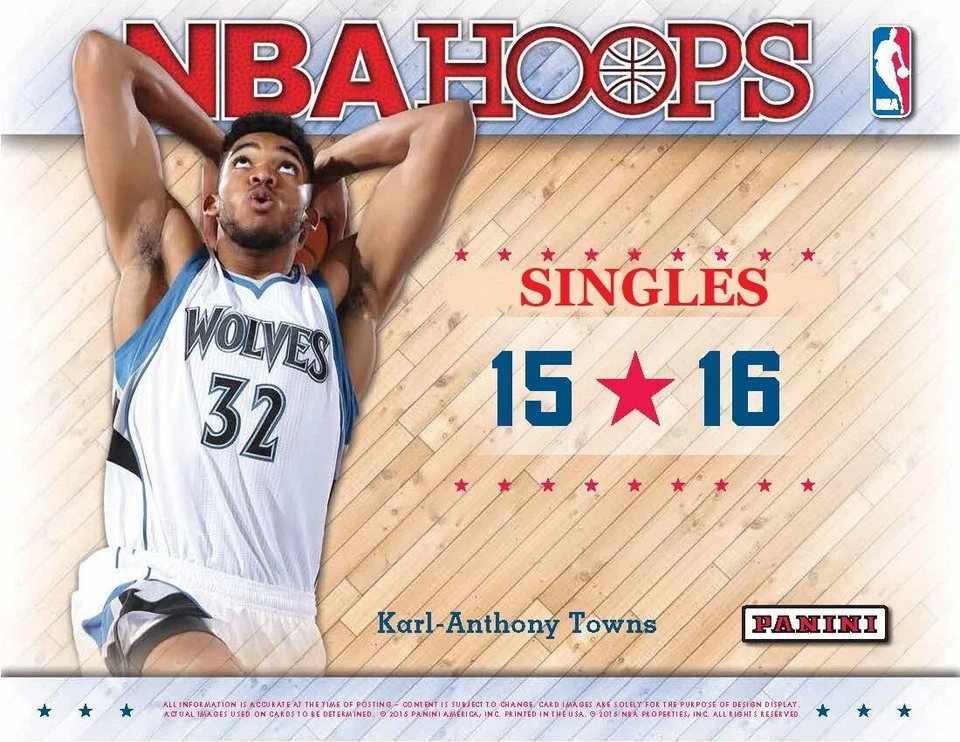 2015-16 Hoops Singles - Image 1 of 1