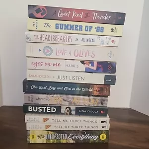 Lot of 12 Paperback Books Young Adult Romance Modern Love Various Authors Bundle - Foto 1 di 13