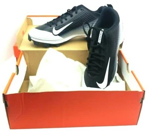 Nike Vapor Keystone 2 Low Baseball Cleats, Black & White Size 8 USA New - Picture 1 of 4