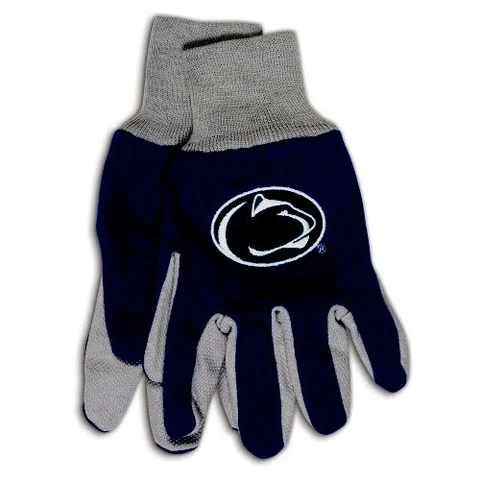 Penn State Nittany Lions Gloves Non Slip Work Utility Adult NCAA College Fan Cover