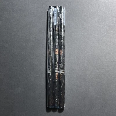3x ESSENCE 2in1 BLACK Eyeliner Pen Thin and Thick Intensive Precise (0.03 fl oz) - Image 1 of 4