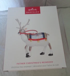 2024 Hallmark Andenken - Weihnachtsmann Rentier Ornament - Bild 1 von 1
