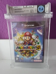 Mario Party 5 Nintendo GameCube Red Strip WATA Deep Badge no VGA - Bild 1 von 6