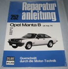 Manuel de Réparation Opel Manta B 12/16/19, À Partir De L'Année 1975