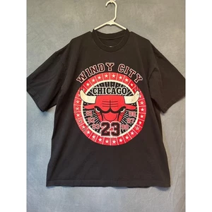 Rare Vintage Windy City Chicago Bulls Shirt Championships Jordan Double Side XXL - Picture 1 of 8