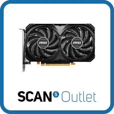 MSI NVIDIA GeForce RTX 4060 VENTUS 2X BLACK 8G OC GDDR6 Ray-Tracing Graphics Car - Image 1 of 4