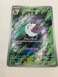 Pokémon Card Arbok 176/162 Temporal Forces - Picture 1 of 2