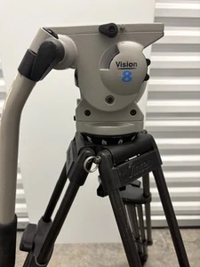 Vinten Vision 8 Tripod System w/ Perfect Balance Head & Floor Spreader - Picture 1 of 18