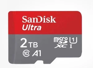 Carte mémoire SanDisk Ultra 2 To Micro SD MicroSDXC A1 UHS-I HD 4K - Photo 1 sur 1