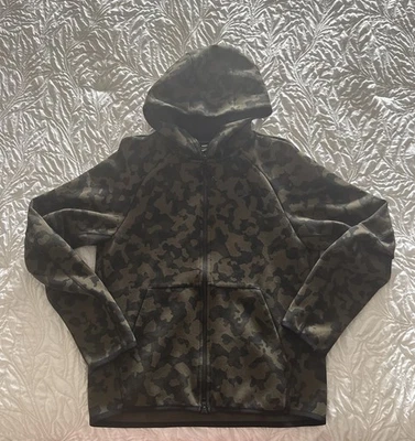 NIKE Sportswear Men's Tech Fleece Full Zip Hoodie Green Camo Sz Small - Image 1 of 4