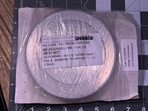 DN100 ISO-K Blindflansch 2x Edelstahl Blindkappen 100BF/B NOS - Bild 1 von 7