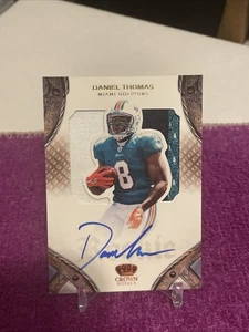 2011 Panini Crown Royale Silhouette Signatures /299 Daniel Thomas Rookie Auto RC - Picture 1 of 4