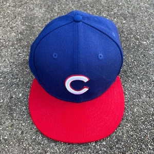 New Era 59Fifty Chicago Cubs MLB Blue & Red Fitted Cap Mütze - 7 5/8 - Neu!! - Bild 1 von 6