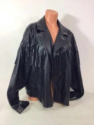 Torrid 人造皮革夹克外套条纹细节女式 4X 全新 — 第 1/4 张图片